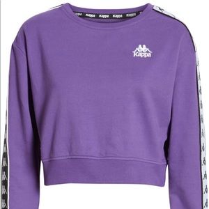 XS Kappa Crop Sweater - Purple
